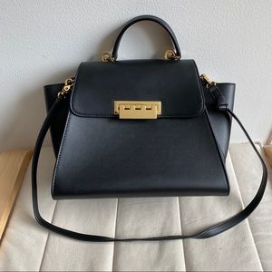 Zac Posen Eartha Top Handle Crossbody Bag BLACK